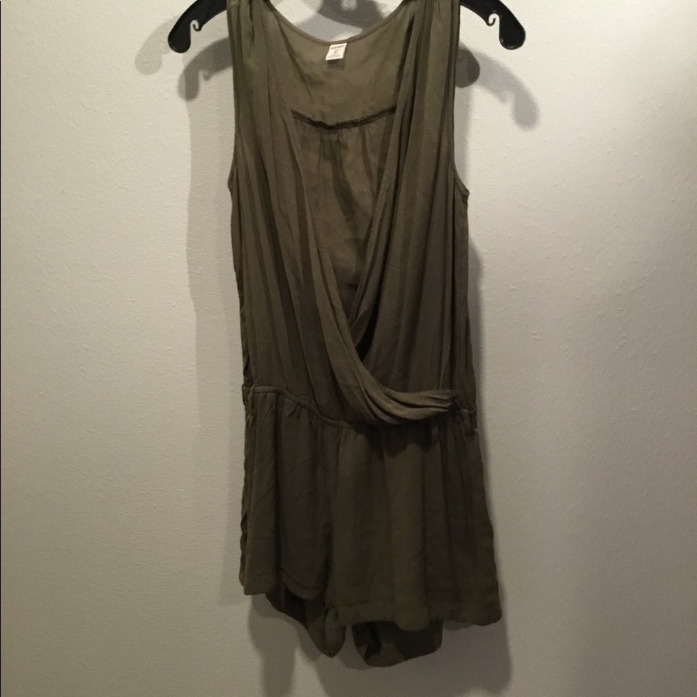 Olive green romper